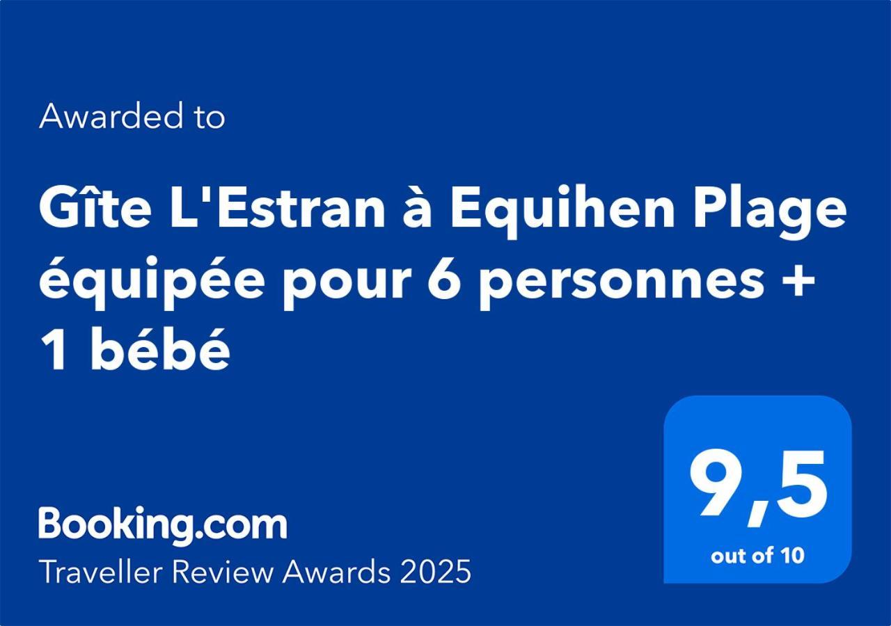 Gite L'Estran A Equihen Plage Equipee Pour 6 Personnes + 1 Bebe ภายนอก รูปภาพ